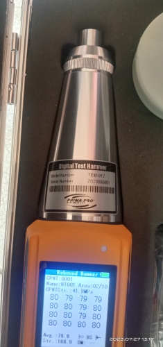 Digital Concrete Rebound Hammer Test Tem 912 Di 082217294199
