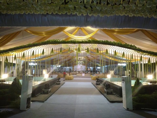 Tenda Roder Dekorasi Vip Pernikahan